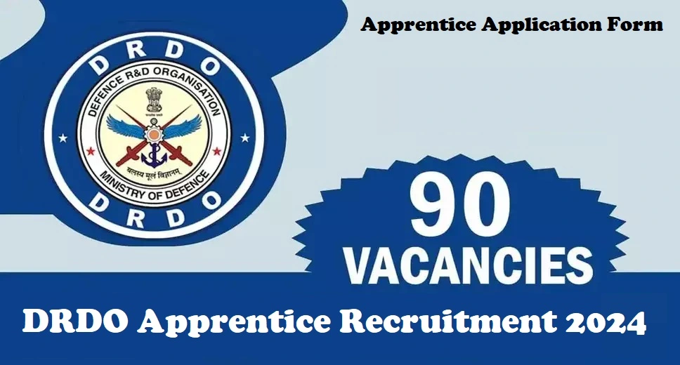 You are currently viewing DRDO Apprentice Recruitment 2024 : डीआरडीओ अपरेंटिस भर्ती उम्मीदवार ऑफ़लाइन आवेदन कर सकते हैं