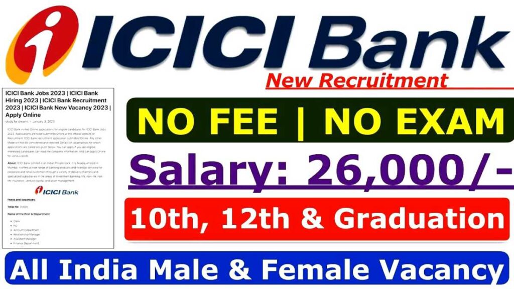 ICICI Bank Recruitment 2024 New